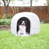 Outback Doghouse, Heavy Duty Structural Foam, Extra Large Dogs, up to 90 Pounds - Gray