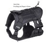 Universal Outdoor Dog Harness With Pet Leash And Snap Shackle Hitched Loop For Dogs - Black - M