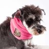 Touchdog Heavy Knitted Winter Dog Scarf - Pink