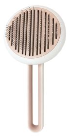 Pet Life 'Concepto' Modern Bristle Grooming Pet Deshedder Comb - Pink