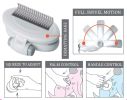 Pet Life 'Gyrater' Swivel Travel Grooming Dematting Pet Comb - Default