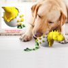 Dog Toothbrush Molar Stick Pet Bite-Resistant Interactive Puzzle Cleaning Teeth Fun Boring Artifact Spherical Dinosaur Egg Toy - Blue