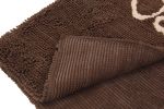 Pet Life 'Fuzzy' Quick-Drying Anti-Skid and Machine Washable Dog Mat - Light Brown