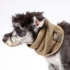 Touchdog Heavy Knitted Winter Dog Scarf - Khaki