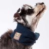 Touchdog Heavy Knitted Winter Dog Scarf - Navy