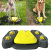 Dog Sprinkler Outdoor Canine Water Fountain Easy Paw Activated 2 Aqua Outlet Modes Hose Dispenser for Big and Small Dogs - Blue