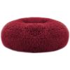 Pet Dog Bed Soft Warm Fleece Puppy Cat Bed Dog Cozy Nest Sofa Bed Cushion L Size - Red - L