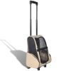 Foldable Multipurpose Pet Trolley Beige - Beige