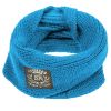 Touchdog Heavy Knitted Winter Dog Scarf - Blue