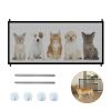 Pet Dog Fence Gate Safe Guard Safety Enclosure Dog Fences Dog Gate The Ingenious Mesh Magic Pet Gate Pet Supplies Dropshipping - default