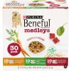 Purina Beneful Medleys Wet Dog Food Variety Pack Chicken Lamb Beef 3 oz Cans (30 Pack) - Purina Beneful