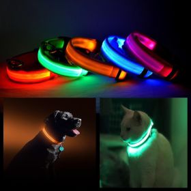 LED PET Safety Halo Style Collar - GREEN - MEDIUM