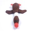 Dog Squeak Toys Wild Goose Sounds Toy Cleaning Teeth Puppy Dogs Chew Supplies Training Household Pet Dog Toys accessories - Brown