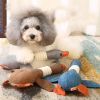 Dog Squeak Toys Wild Goose Sounds Toy Cleaning Teeth Puppy Dogs Chew Supplies Training Household Pet Dog Toys accessories - Brown