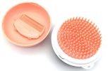 Pet Life 'Bravel' 3-in-1 Travel Pocketed Dual Grooming Brush and Pet Comb - Orange