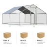 Large Walk in Shade Cage Chicken Coop with Roof Cover - 13ft