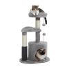 Indoor Funny Cozy Small Cat Tree Condo - Gray - Style B