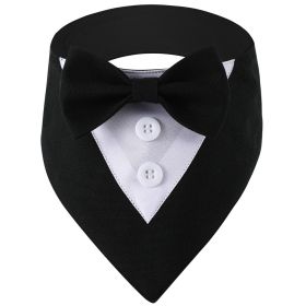 Pet Tie Banquet Suit Triangular Binder (Option: Black-S)