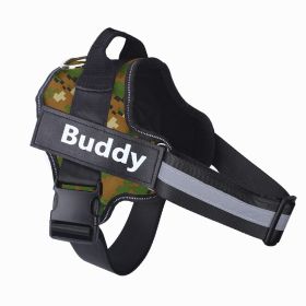 Dog Harness No Pull Reflective Breathable Adjustable Pet (Option: Army Green-L)