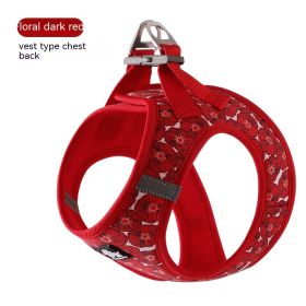 Fashion Small Dog Teddy Vest (Option: Red Gesang-3XS)