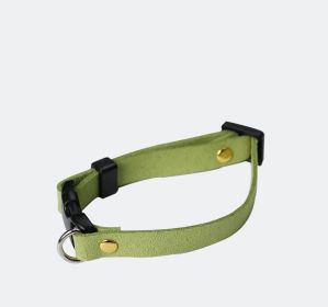 Pet Supplies Pet Cat Dog Accessories Bow Collar Diy Collar Korean Velvet Adjustable (Option: Light Green-M)