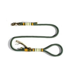 Dog Hand Holding Rope Anti Breaking Loose Collar (Option: Sling Olive Green-Small Size)