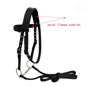 Pp Braid Shuiller Reins (Option: Black-Medium)